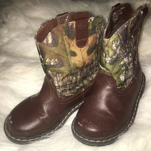 Toddler boy camo boots